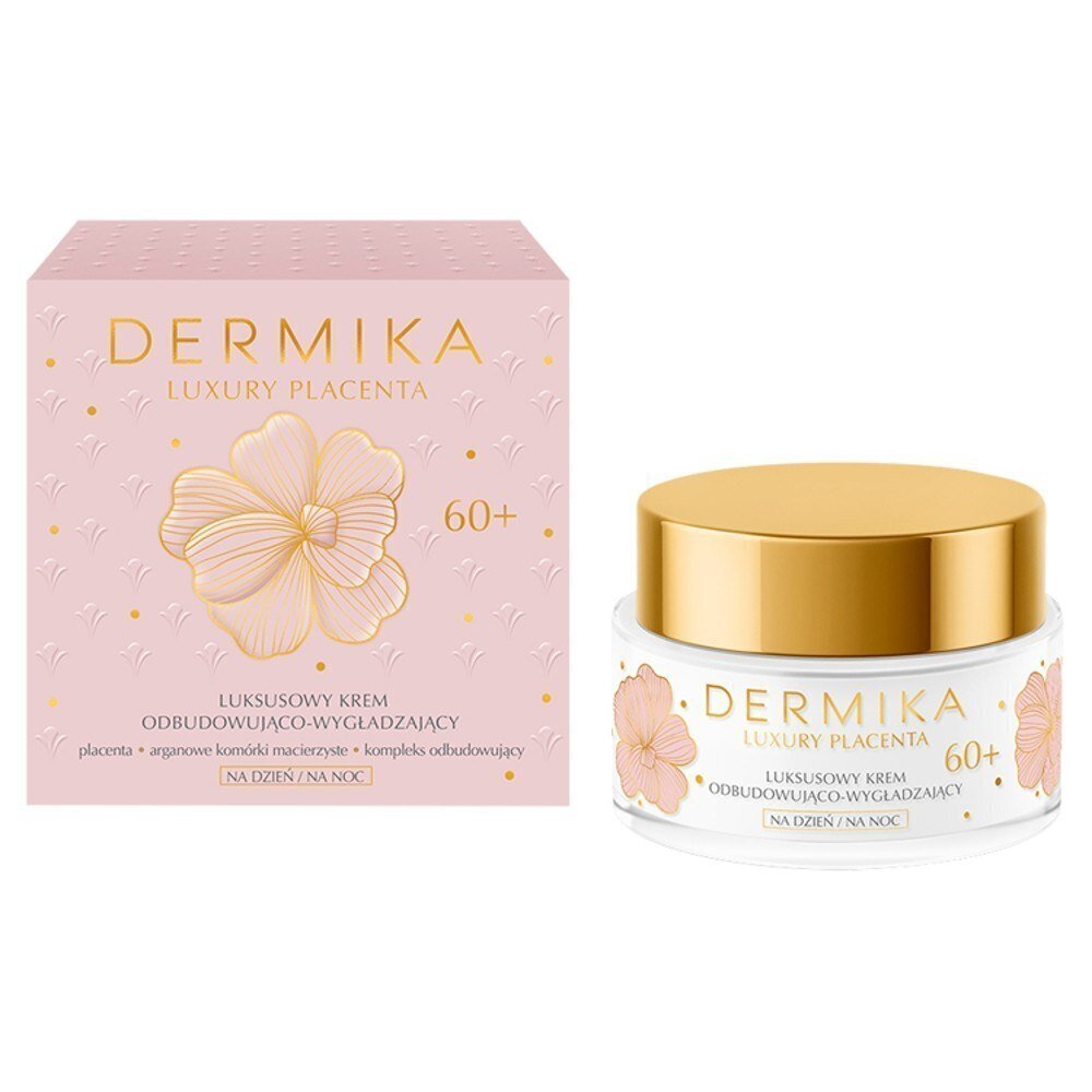 Taastav näokreem Dermika Luxury Placenta 60+, 50 ml цена и информация | Näokreemid | hansapost.ee