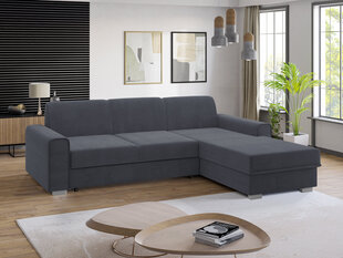 Pehme nurgadiivan Luis, tumehall price and information | Corner sofas and corner sofa beds | hansapost.ee