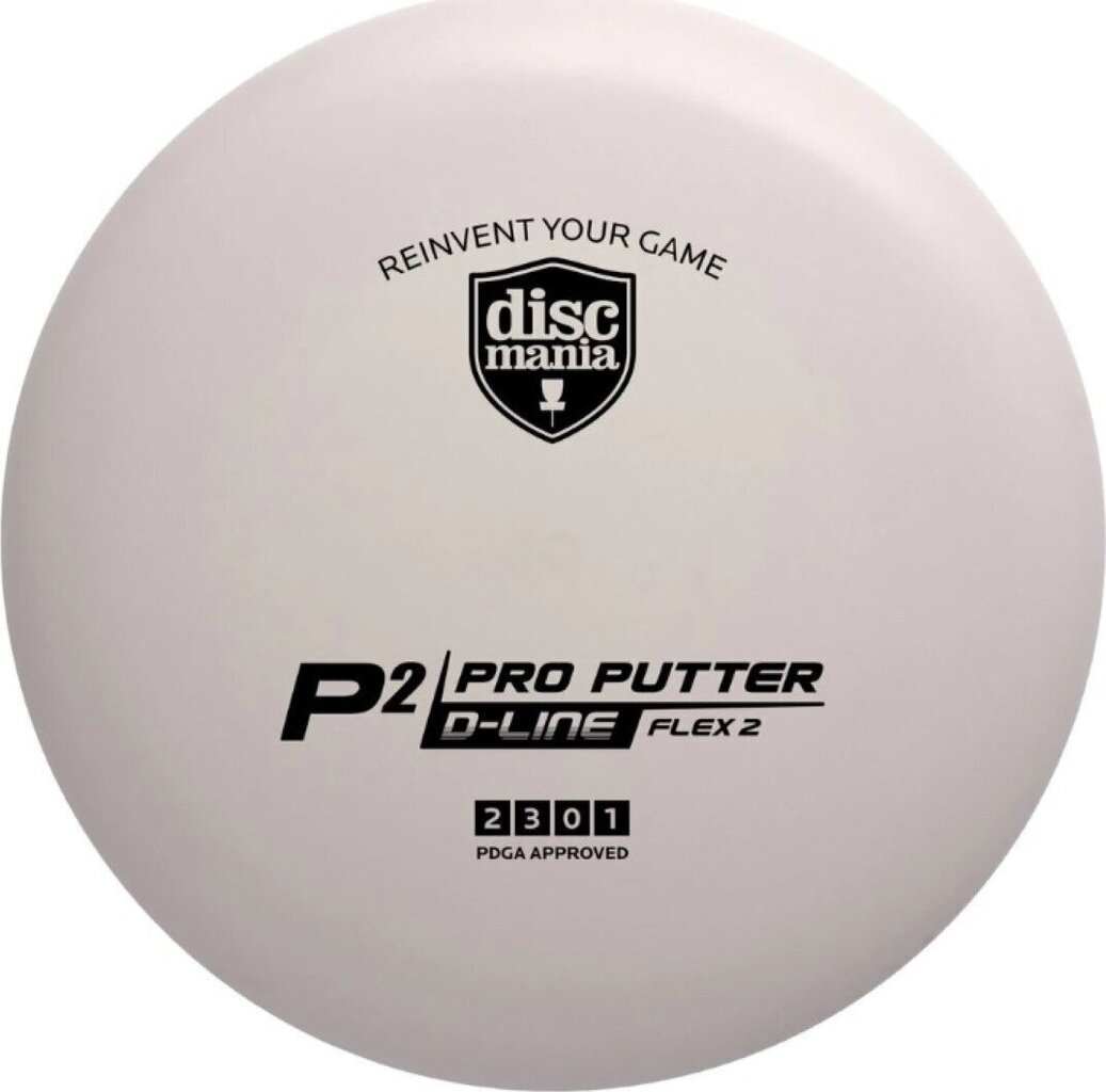 Discgolfi ketas Putter D-LINE P2 FLEX 2 White hind ja info | Discgolf | hansapost.ee