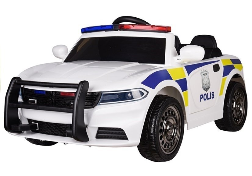 Ühekohaline elektriauto lastele Police JC 666/3772, valge цена и информация | Laste elektriautod | hansapost.ee