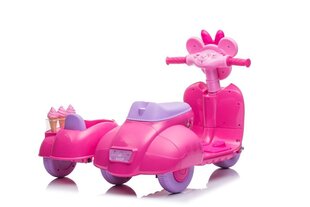 Трехколесный электромобиль Scooter Ice Cream Shop JT5258, розовый цена и информация | Электромобили для детей | hansapost.ee