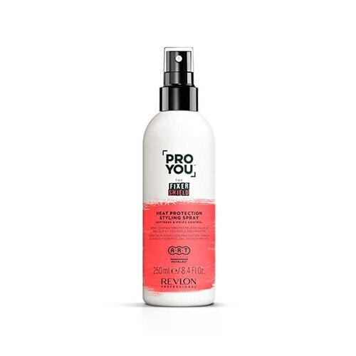 Revlon Professional Termokaitsega juukselakk Pro You The Fixer Shield (kuumuskaitseline kujundamissprei), 250 ml hind ja info | Juuksemaskid, õlid ja seerumid | hansapost.ee