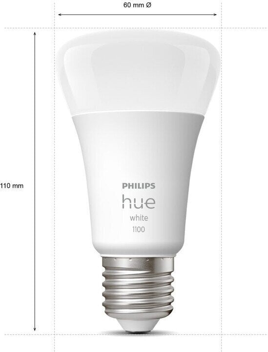 LED pirnid Philips Hue E27 9,5W 1100lm, 3 tk цена и информация | Lambipirnid ja LED-pirnid | hansapost.ee