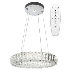 LED rippvalgusti puldiga Monroe цена и информация | Потолочный светильник Home ESPRIT Белый Коричневый Деревянный Металл 25 W 40 x 40 x 70 cm | hansapost.ee