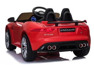 Одноместный электромобиль для детей Jaguar F-Type, красный блестящий цена и информация | Электромобили для детей | hansapost.ee