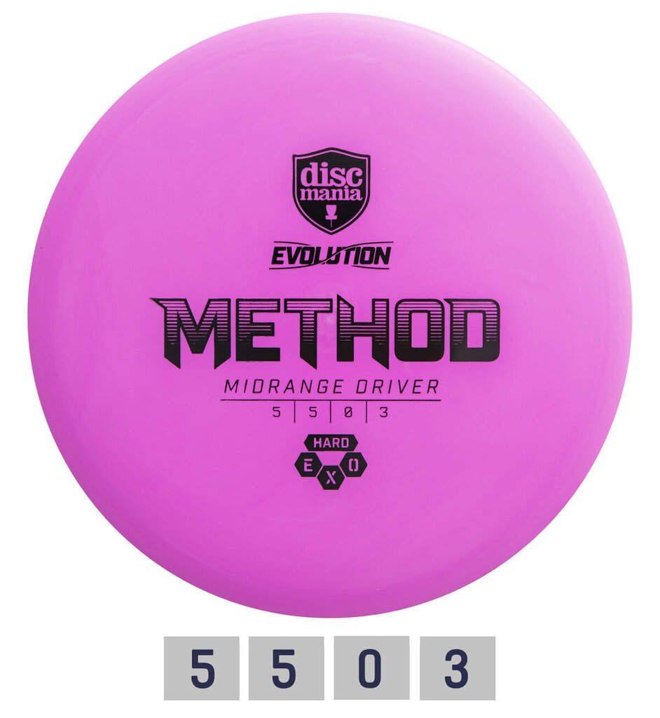 Discgolfi ketas Midrange Driver HARD EXO METHOD Evolution Pink hind ja info | Discgolf | hansapost.ee