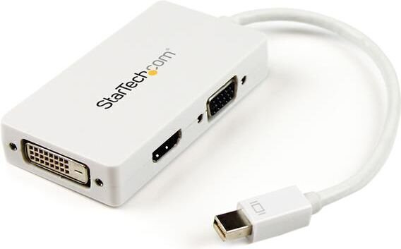 Adapter StarTech MDP2VGDVHDW Mini DisplayPort to VGA/DVI/HDMI hind ja info | USB adapterid ja jagajad | hansapost.ee