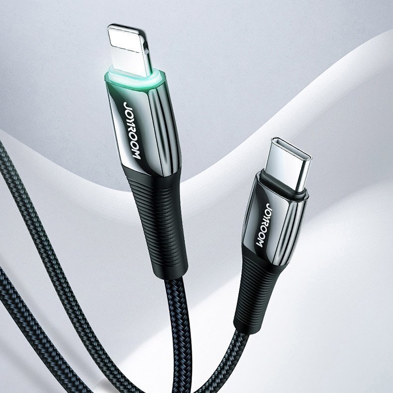 Joyroom S-1224K2 Type-C to Lightning fast charging cable, 1.2m цена и информация | Mobiiltelefonide kaablid | hansapost.ee