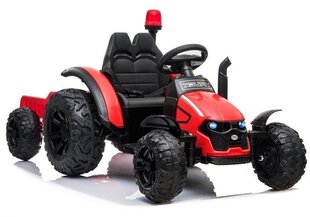 Laste ühekohaline elektriauto HZB-200 traktor haagisega, punane hind ja info | Laste elektriautod | hansapost.ee