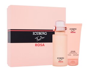 Komplekt Iceberg Twice Rosa: EDT naistele 125 ml + ihupiim 100 ml hind ja info | Parfüümid naistele | hansapost.ee