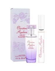 Komplekt Christina Aguilera Eau So Beautiful: EDP naistele 30 ml + 10 ml hind ja info | Christina Aguilera Parfüümid, lõhnad ja kosmeetika | hansapost.ee