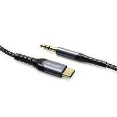 Кабель Joyroom stereo audio AUX cable 3,5 мм mini jack - USB Type C для смартфона, 1 м (SY-A03) цена и информация | Кабели и провода | hansapost.ee