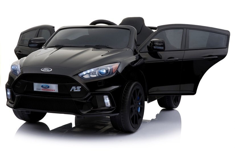 Elektriauto lastele Ford Focus RS, lakitud must цена и информация | Laste elektriautod | hansapost.ee
