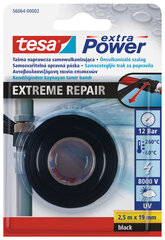 Изоляционная лента Tesa EXTREME REPAIR, 2,5мx19мм, черная цена и информация | Tesa Сантехника, ремонт, вентиляция | hansapost.ee