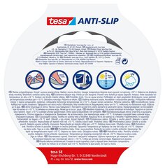 Libisemisvastane teip tesa® (must), 5m x 25mm hind ja info | Tesa Remondikaubad, sanitaartehnika ja kütteseadmed | hansapost.ee