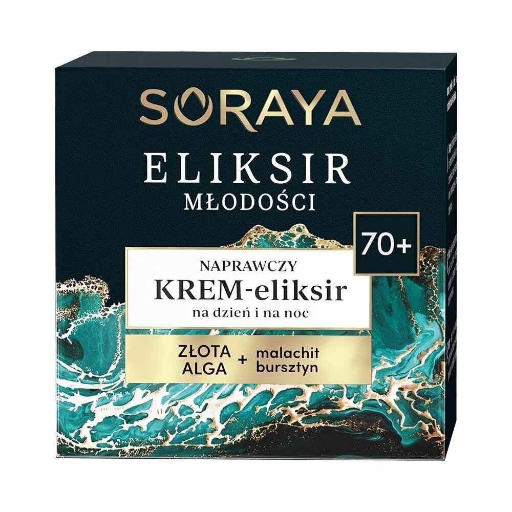 Kortsudevastane näokreem Soraya Eliksir 70+, 50 ml цена и информация | Näokreemid | hansapost.ee