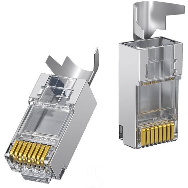 UGREEN NW193 Ethernet, RJ45 Plug, 8P/8C, Cat.7, FTP (10pcs.) hind ja info | Juhtmed ja kaablid | hansapost.ee