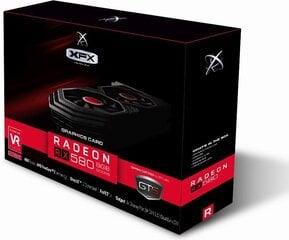 XFX Radeon RX 580 GTS XXX OC+, 8GB GDDR5, DVI-D, HDMI, 3xDP, BOX (RX-580P8DFD6) цена и информация | Видеокарты | hansapost.ee