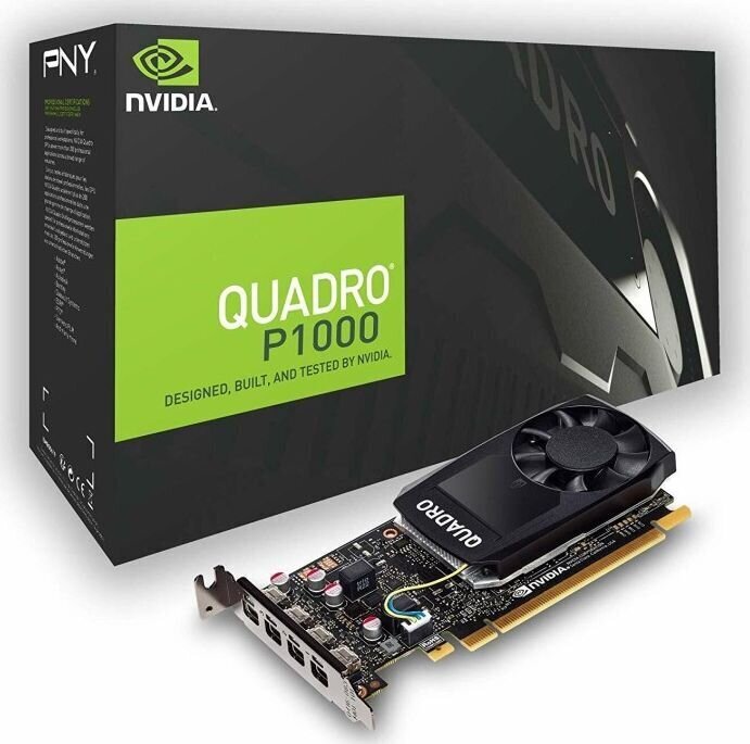 PNY Technologies VCQP1000DVIV2-PB hind ja info | Videokaardid | hansapost.ee