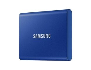 Väline SSD kõvaketas, 500 GB, Samsung T7, sinine hind ja info | Samsung Mälupulgad ja kõvakettad | hansapost.ee