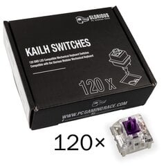 Glorious PC Gaming Race Kailh Pro Purple 120 vnt цена и информация | Клавиатуры | hansapost.ee