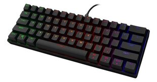 Delcato 60% RGB Red US цена и информация | Клавиатура с игровой мышью 3GO COMBODRILEW2 USB ES | hansapost.ee
