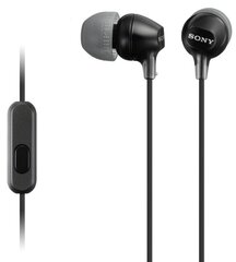 Sony MDR-EX15 Black hind ja info | Kõrvaklapid | hansapost.ee