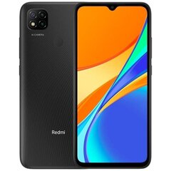 Xiaomi Redmi 9C, 64GB, Dual SIM, Midnight Grey цена и информация | Мобильные телефоны | hansapost.ee