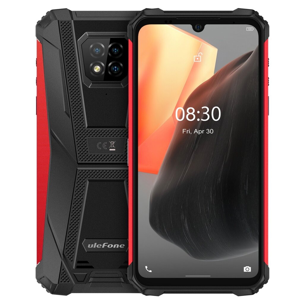 Ulefone Armor 8 Pro 8/128GB Dual SIM UF-A8P-8GB/RD Red/Black hind ja info | Telefonid | hansapost.ee