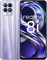 Realme 8i, 4/64GB, Dual SIM, Stellar Purple цена и информация | Мобильные телефоны | hansapost.ee
