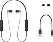 Juhtmevabad kõrvasisesed kõrvaklapid Sony WI-C310, WIC310B.CE7 цена и информация | Kõrvaklapid | hansapost.ee