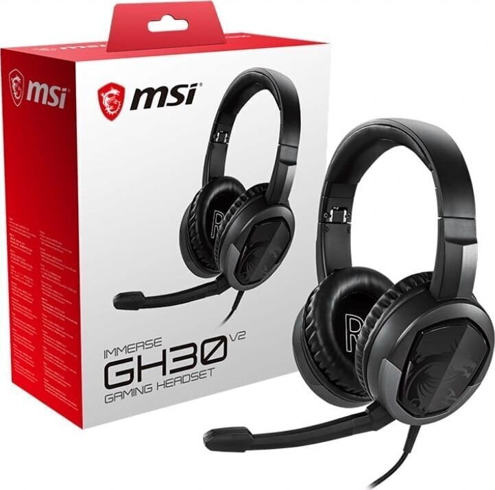 MSI Immerse GH30 V2 S37-2101001-SV1 hind ja info | Kõrvaklapid | hansapost.ee