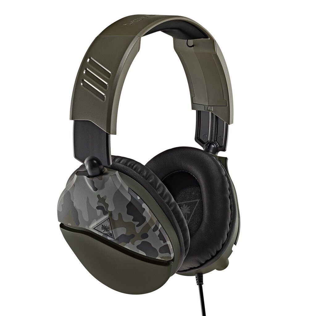 Juhtmega mänguri kõrvaklapid Turtle Beach Recon 70 - Green Camouflage (All Consoles, PC) цена и информация | Kõrvaklapid | hansapost.ee