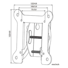 Haeger WB-T27.020A 13-27” цена и информация | Кронштейны и крепления для телевизоров | hansapost.ee