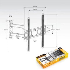 Axil 0592E 26"-60" цена и информация | Кронштейны и крепления для телевизоров | hansapost.ee