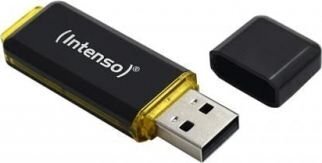 Mälupulk Intenso, 256GB, USB3.1, must, 3537492 цена и информация | Mälupulgad | hansapost.ee
