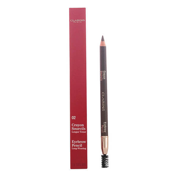 Silma kontuurpliiats Clarins Eyebrow Pencil 02 Light Brown, 1.3 g цена и информация | Lauvärvid, ripsmetušid ja silmapliiatsid | hansapost.ee
