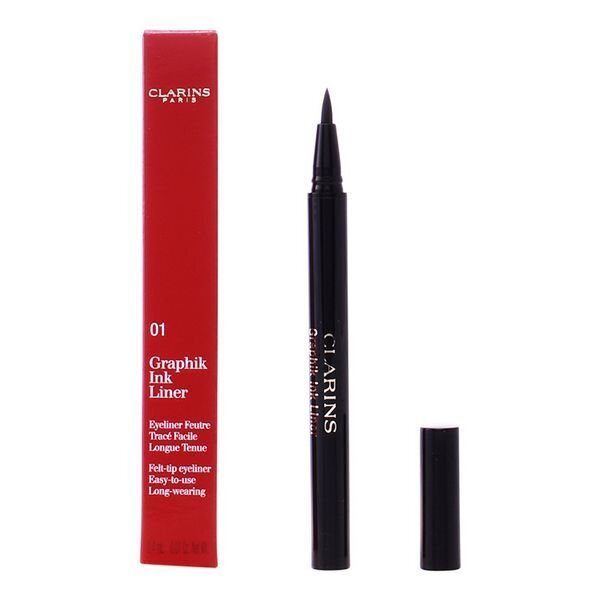 Vedel silmapliiats Clarins Graphik Ink Liner цена и информация | Lauvärvid, ripsmetušid ja silmapliiatsid | hansapost.ee