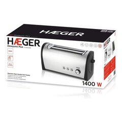 Тостер Haeger Desayuno Plus 1400 W цена и информация | Тостеры | hansapost.ee