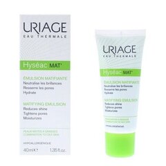 Matt näoemulsioon Uriage Hyseac Mat, 40 ml hind ja info | Uriage Parfüümid, lõhnad ja kosmeetika | hansapost.ee