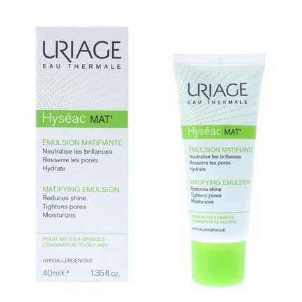 Matt näoemulsioon Uriage Hyseac Mat, 40 ml hind ja info | Näokreemid | hansapost.ee