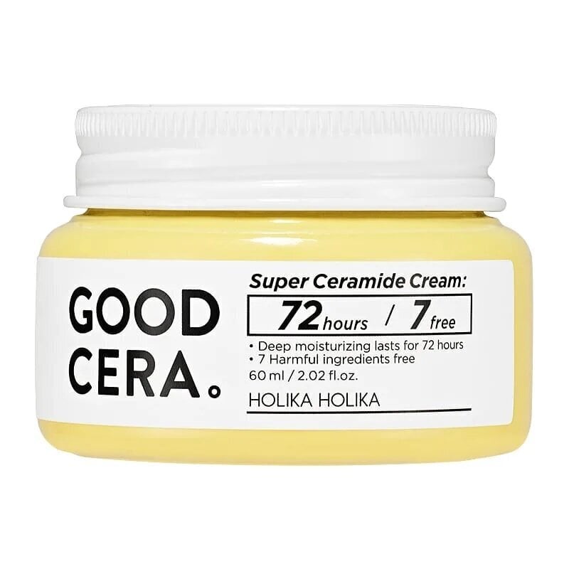 Kauapüsiv niisutav näokreem Holika Holika Good Cera Super Ceramide Cream, 60ml цена и информация | Näokreemid | hansapost.ee