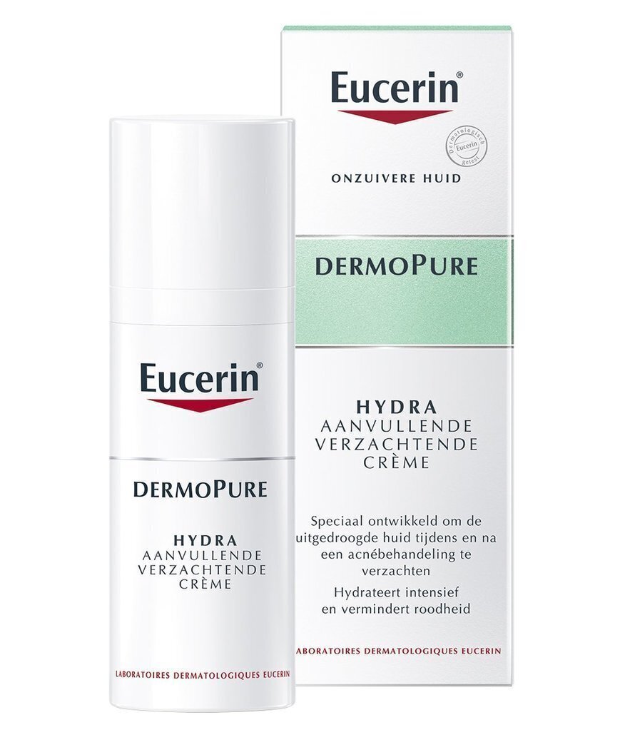 Rahustav kreem dermatoloogiliseks akne eemaldamiseks Eucerin DermoPure 50 ml hind ja info | Näokreemid | hansapost.ee