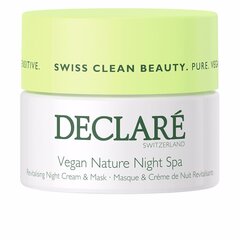 Увлажняющий ревитализирующий крем-маска Vegan Nature Night Spa Declaré (50 млl) цена и информация | Declare Духи, косметика | hansapost.ee