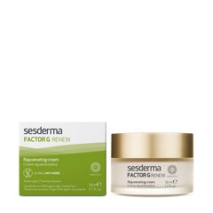 Noorendav kreem Sesderma Factor G Renew Rejuvenating Cream, 50ml hind ja info | Kehakreemid, kehaõlid ja losjoonid | hansapost.ee