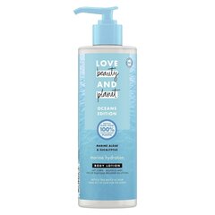 Ihupiim Love, Beauty & Planet Marine Moist, 400 ml hind ja info | Kehakreemid, kehaõlid ja losjoonid | hansapost.ee