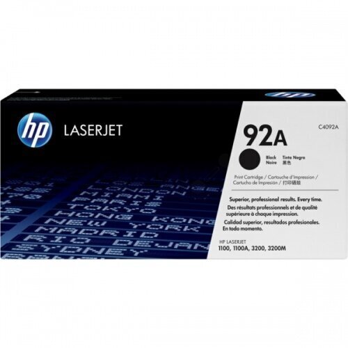 Kassett HP No.92A (C4092A), must цена и информация | Laserprinteri toonerid | hansapost.ee