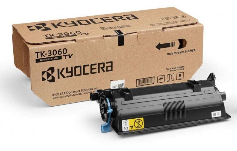 Kyocera TK-3060 (1T02V30NL0), must kassett Kyocera toner cartridge for use in Kyocera ECOSYS M 3145 idn and ECOSYS M 3645 idn and others цена и информация | Laserprinteri toonerid | hansapost.ee