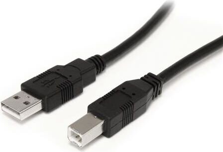 STARTECH 10m Active USB A to B Cable hind ja info | Mobiiltelefonide kaablid | hansapost.ee