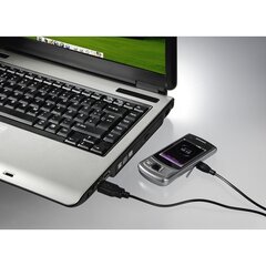Micro USB Hama kaabel, 1.4m, must hind ja info | Mobiiltelefonide kaablid | hansapost.ee